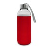 Glass bottle with a cover
